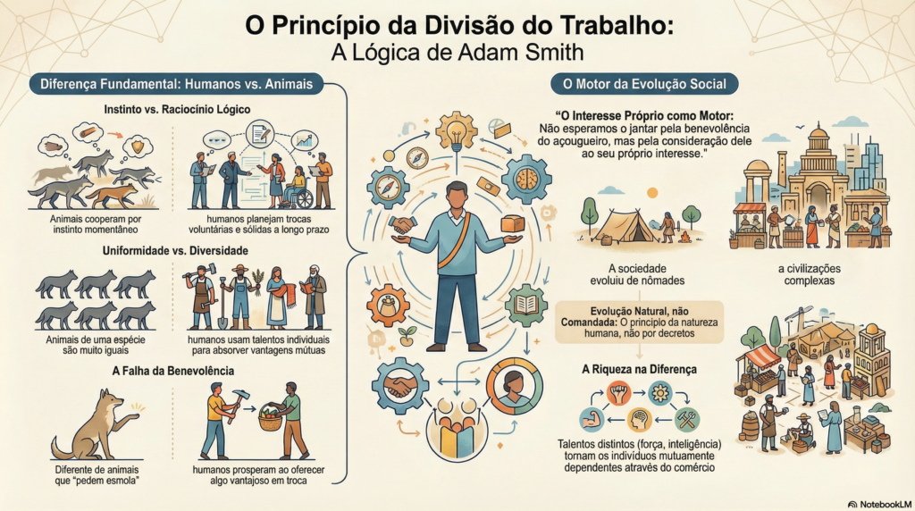 a riqueza das nações capitulo 2 principio da divisão do trabalho