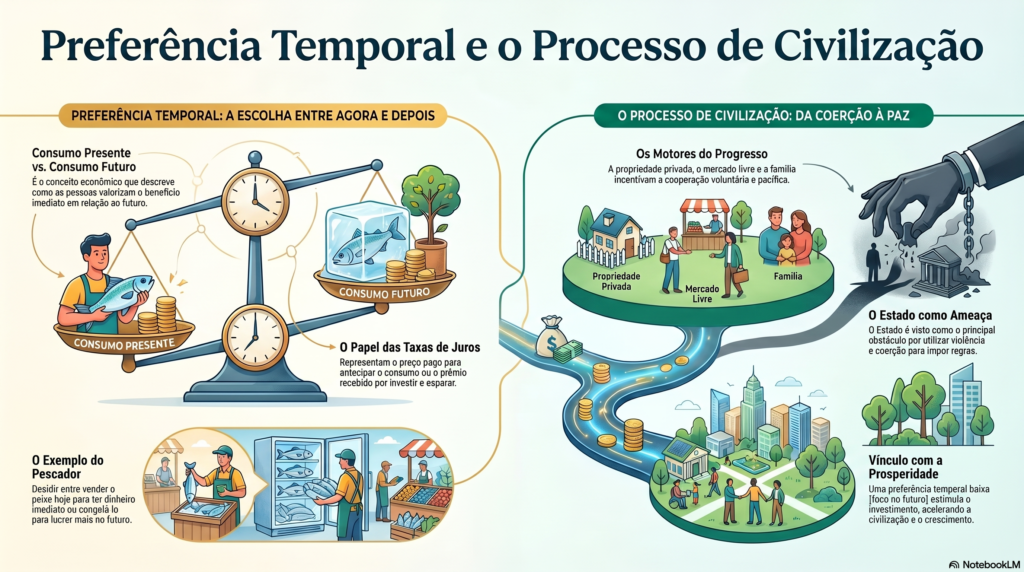 o que é preferencia temporal mapa mental