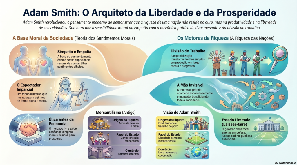 biografia adam smith mapa mental