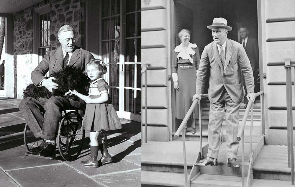 franklin d. roosevelt com poliomielite