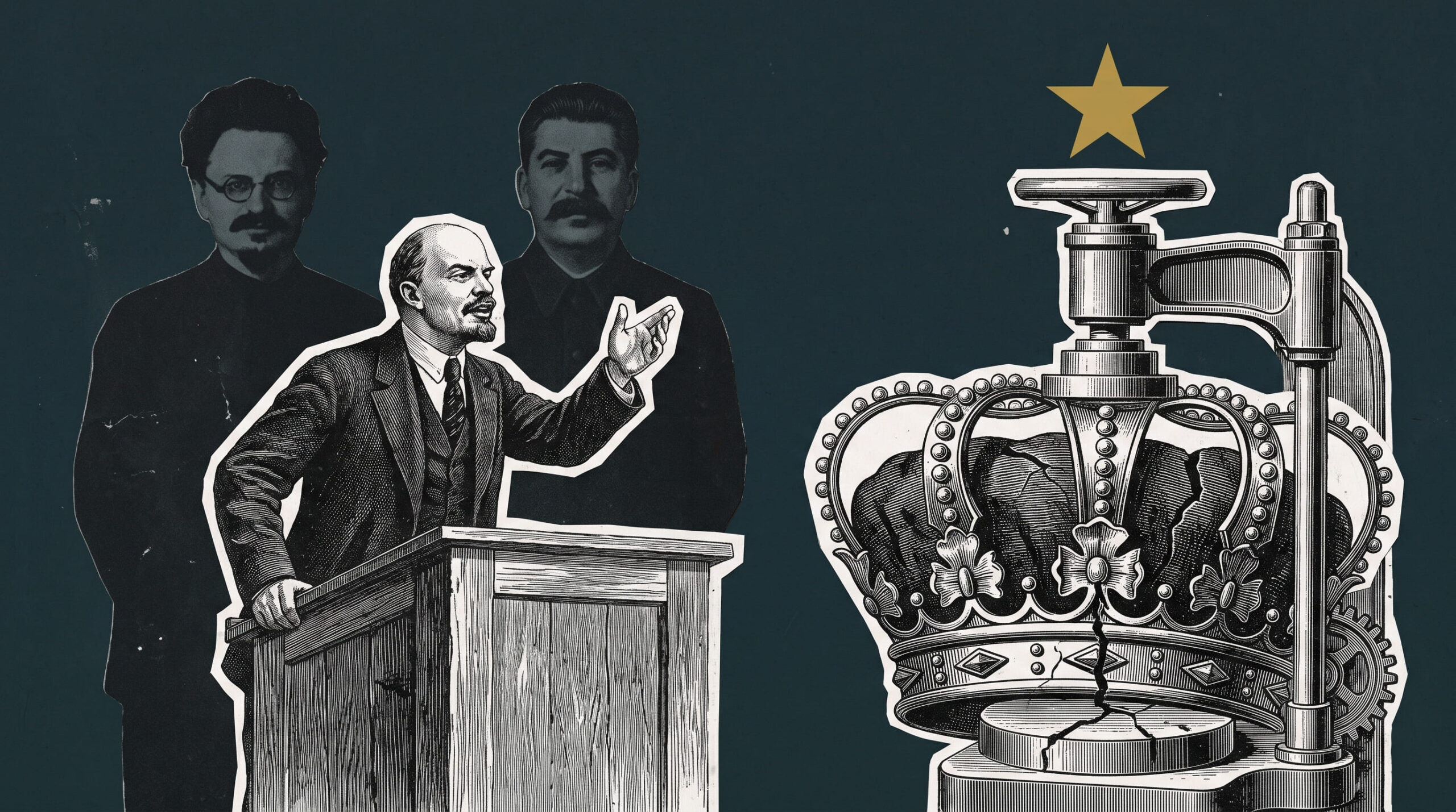 representação visual do que e a revolucao russa