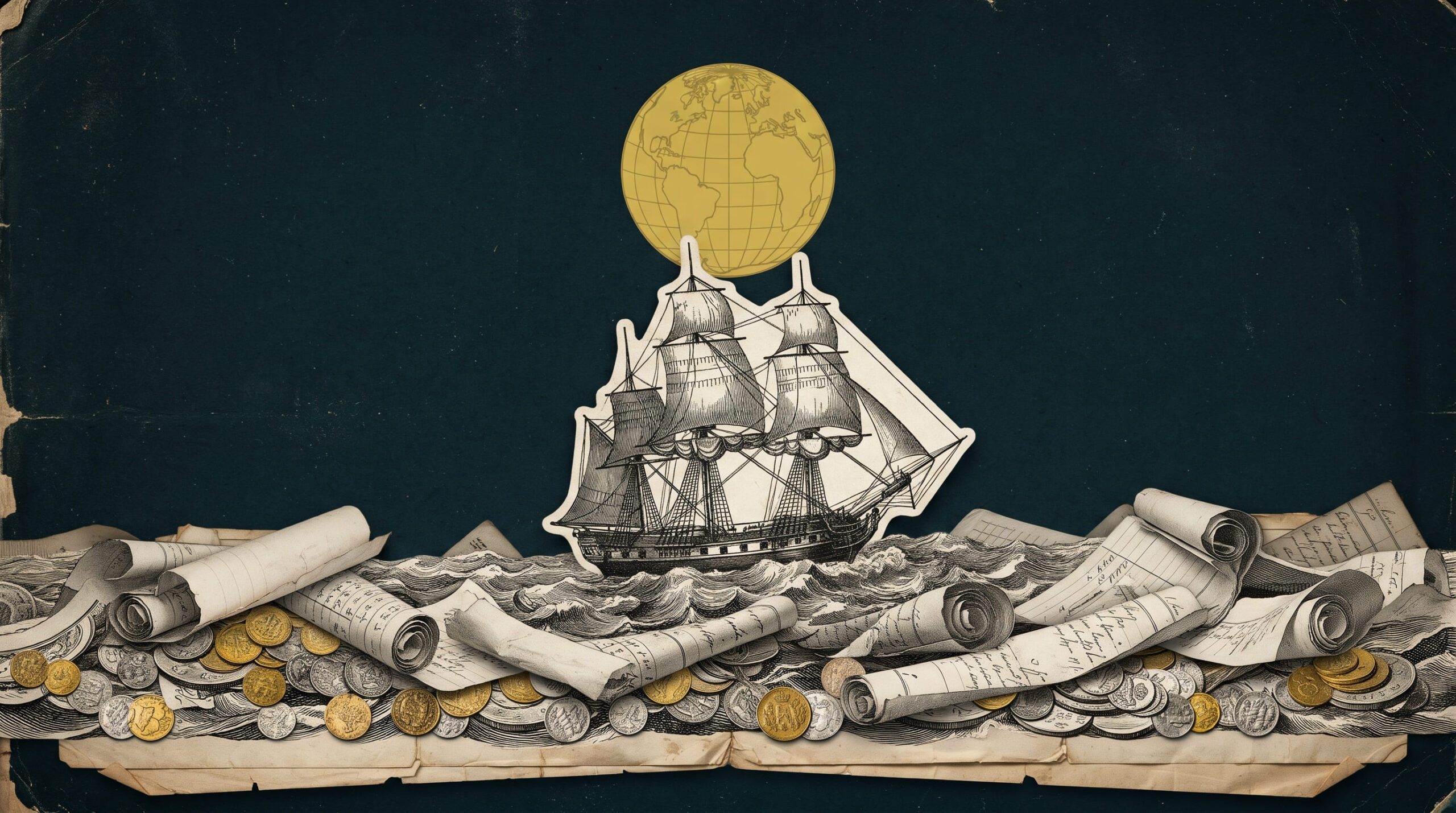 representacao visual sobre o que e mercantilismo e capitalismo comercial