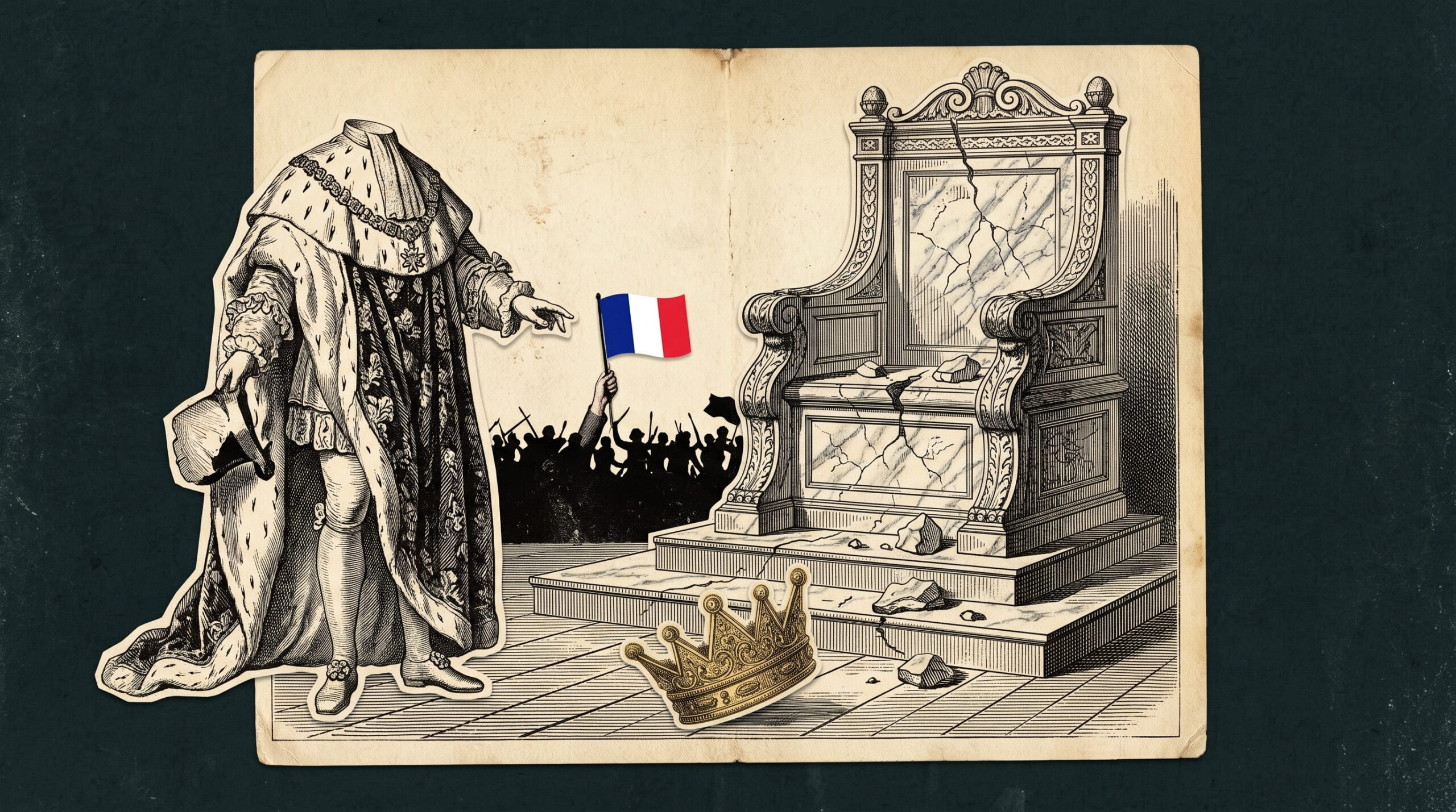 representação visual sobre o que foi a revolucao francesa