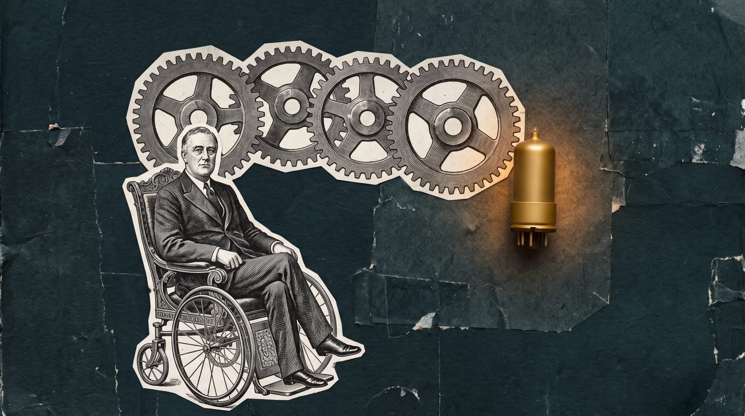 representação visual sobre quem foi franklin d roosevelt
